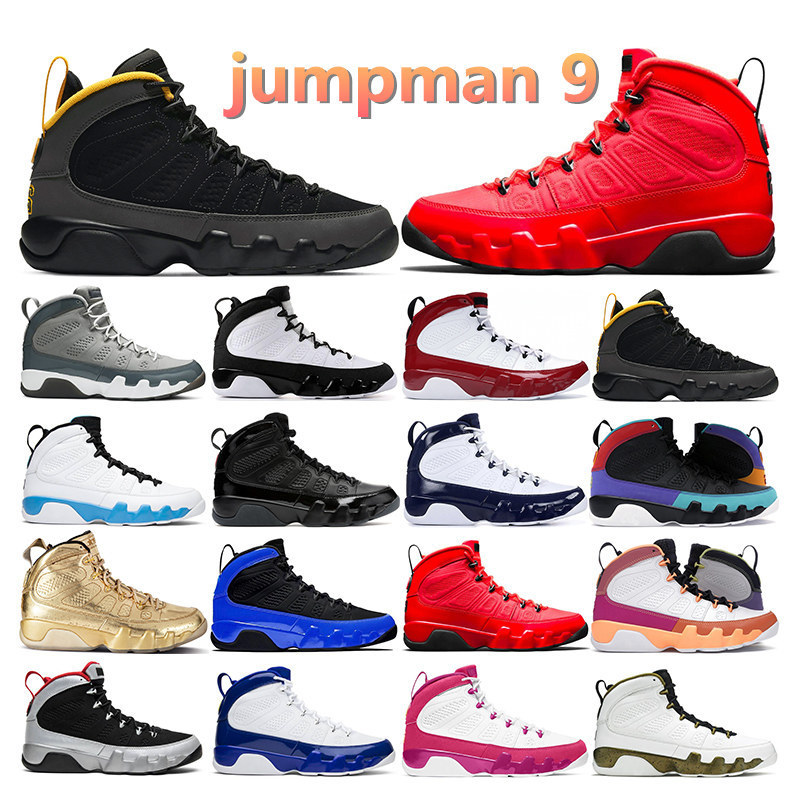 

9S Mens High UNC Red Chile Basketball Shoes Motorboat Jones 9 University Gold Sneakers Dark Charcoal Change The World Gym Reds Barons Space Jam Sports Barons Trainers, Color#99