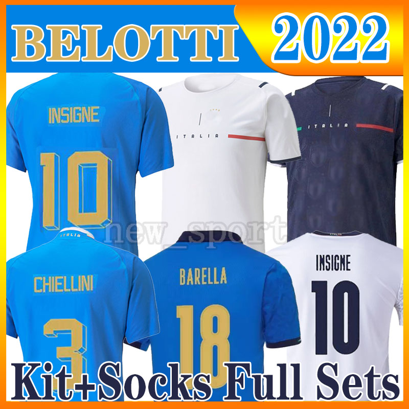 

2022 BARELLA soccer Jerseys kids kit socks full sets SENSI Fans player version champion 21/22 European Cup Renaissance BERNARDESCHI men shirt S-XXL TOP, 21 22 home