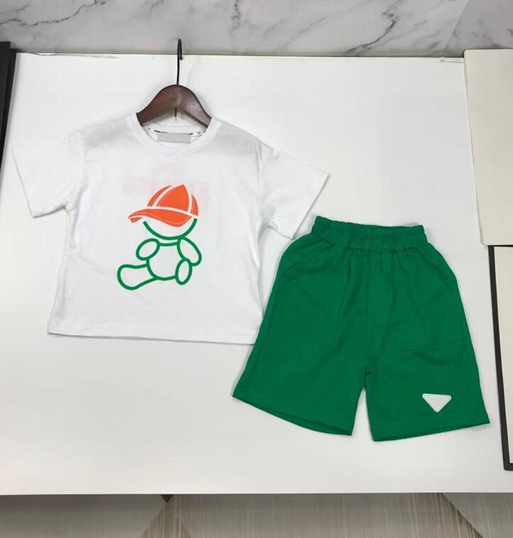 

Designer Children Pure Cotton Clothing Sets Summer Fashion Soft Comfort Short Sleeve Shorts Animal Printing Pattern High Quality Leisure Childrens Suit, No clothes (not for individual sale)