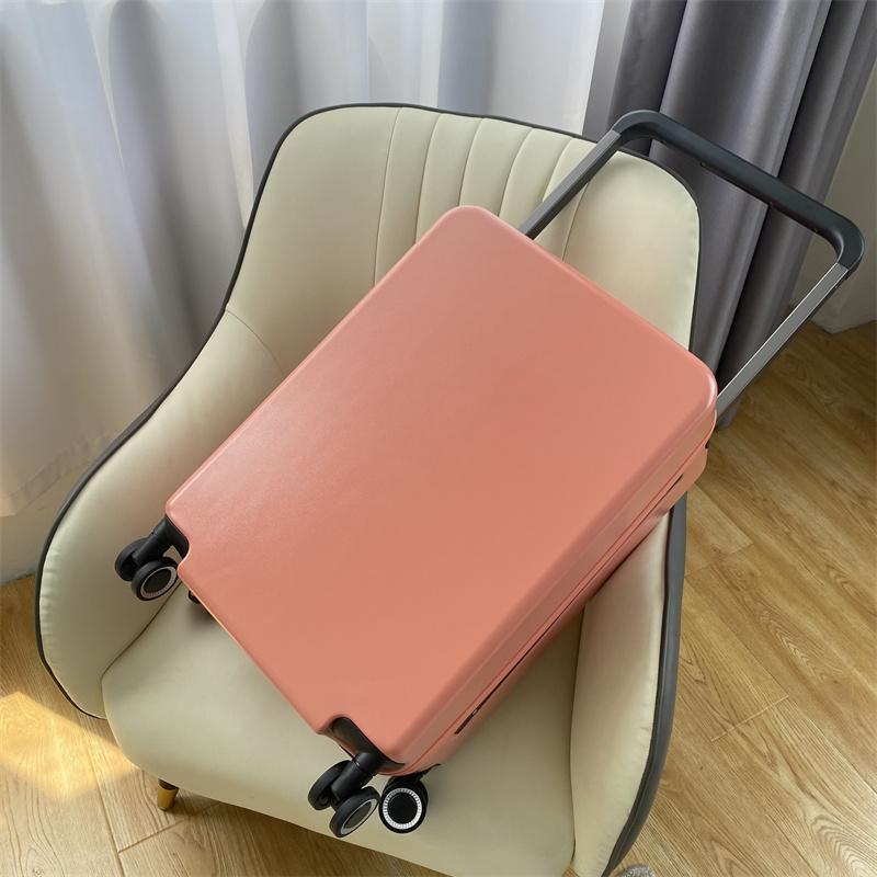 

Suitcases Wide Trolley Luggage Universal Silent Wheel Luxury Travel Suitcase Solid Color 20/24 Inch Cabin Student Password Box