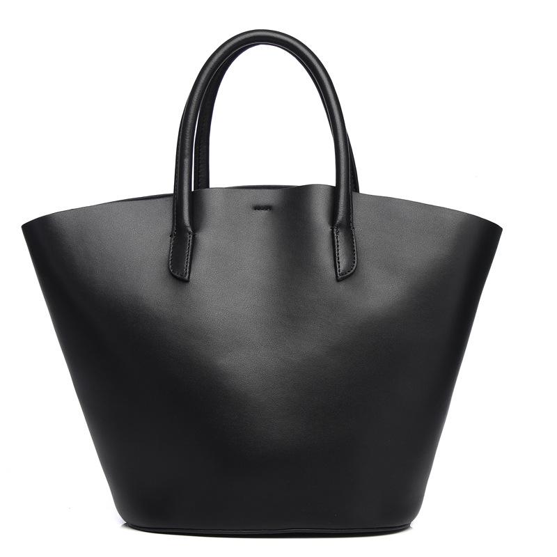 

Evening Bags Fashion Female Totes Genuine Leather Luxury Handbags Women Designer 2022 Ladies Shoulder Soft Hand, Black