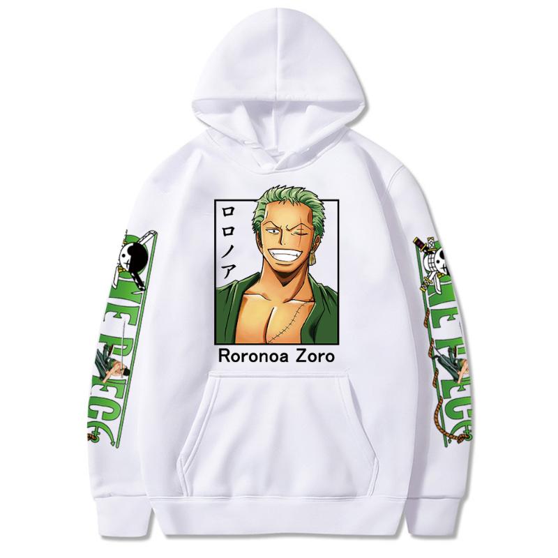 

Men's Hoodies & Sweatshirts Anime One Piece Roronoa Zoro Printed Men Women Hoodie Streetwear Casual, Black