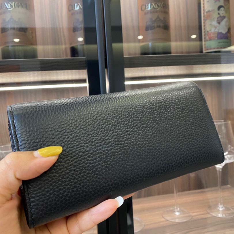 

Woman Wallets Two-fold High Quality Designer Bag Popular Lady Luxury Handbags Versatile Women Fashion Handbag Large Capacity, Black