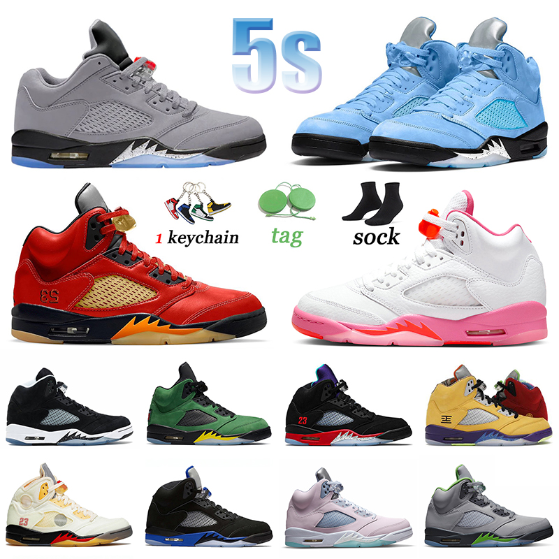 

Jumpman 5 Basketball Shoes Pinksicle Aqua Outdoor Low PSGs Sports Mens Green Bean Helmet 5s Sports Trainers Racer Blue Women Easter Moonlight Raging Bull Sneakers, 40-47 paris
