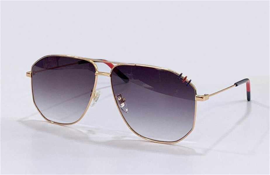 

New fashion sunglasses 1120SA pilot metal frame with three rings decoration versatile style simple and popular uv400 protection glasses