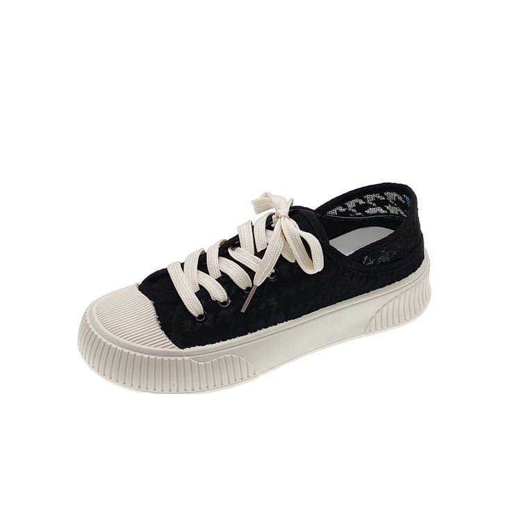 

Casual Sneakers Spring Trend Fashion Flat Lace Breathable Street Skateboard Simple Sports Shoes, Regular