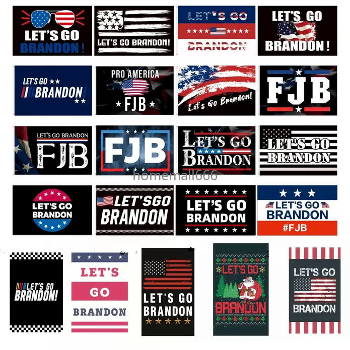 

DHL Newest Designs Direct Factory 3x5 Ft Flags 90*150 Cm Lets Go Brandon Save America Again Trump Flag For 2024 President Election U.S. design Custom AA