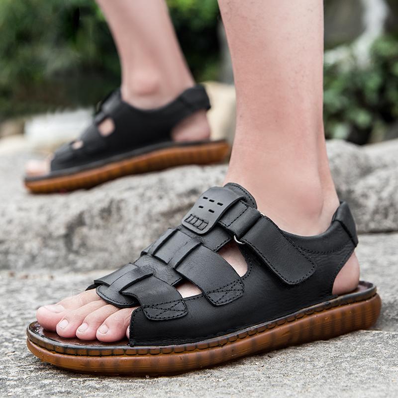 Sandals Summer Men's Outdoor Beach Breathable Big Size 46 Comfortable Slippers Hiking Men Luxury Shoes MenSandals