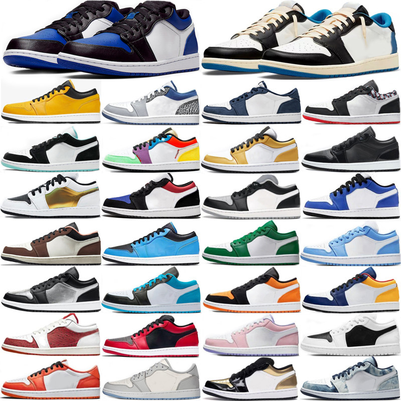 

Shoes Man Woman 1s Mens Sneakers 1 Low Mocha Brown Royal Toe Arctic Punch University Gold True Blue Canyon Rust Laser Orange Island Green Camo Tie Dye Men Women Trainers, 38