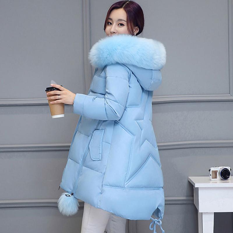 

Women's Trench Coats Oversize Winter Jacket Women Parka Hooded Outerwear Warm Down Cotton Plus Size 5XL 6XL Coat Parker Y159Women's, Blue