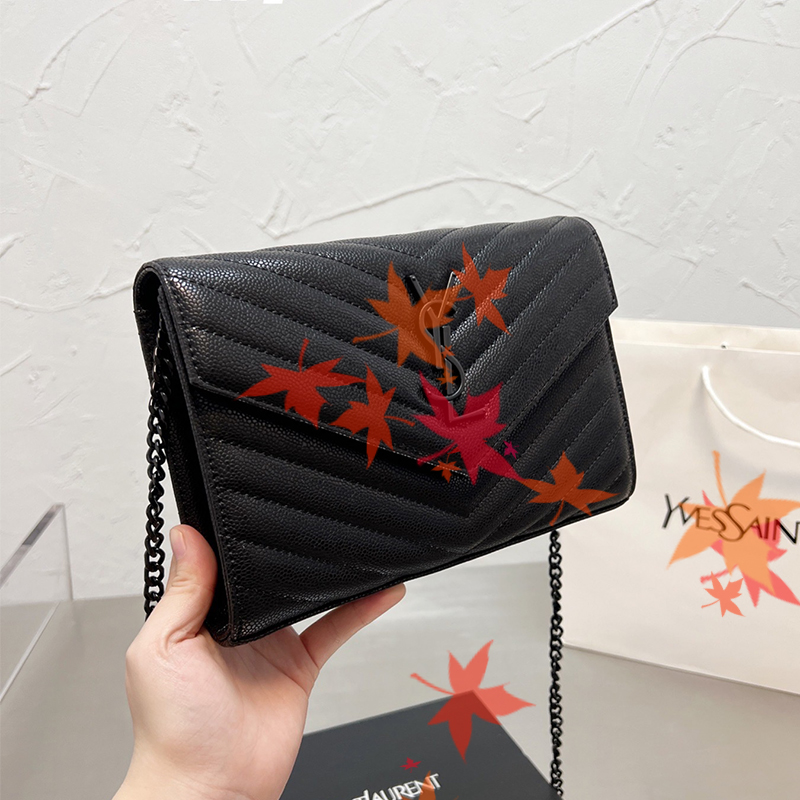 

GGs LVs YSLs louiseity viutonity VUTTONS Envelope cross body Bag handbags Women chain quilted purse wallet brand Luxury Designers shoulder Bag women, No box with dust bag