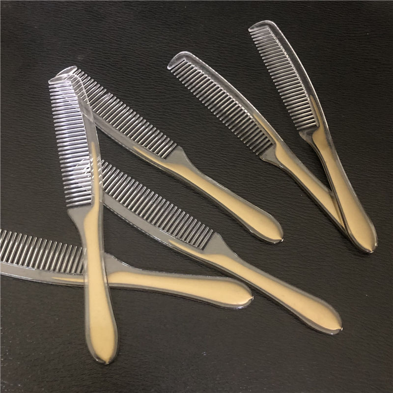 10 PCS Disposable Comb Household Hotel Guest Room Toiletries Set Long Strip Plastic Injection Head Comb Wholesale 1222754-image-789577110