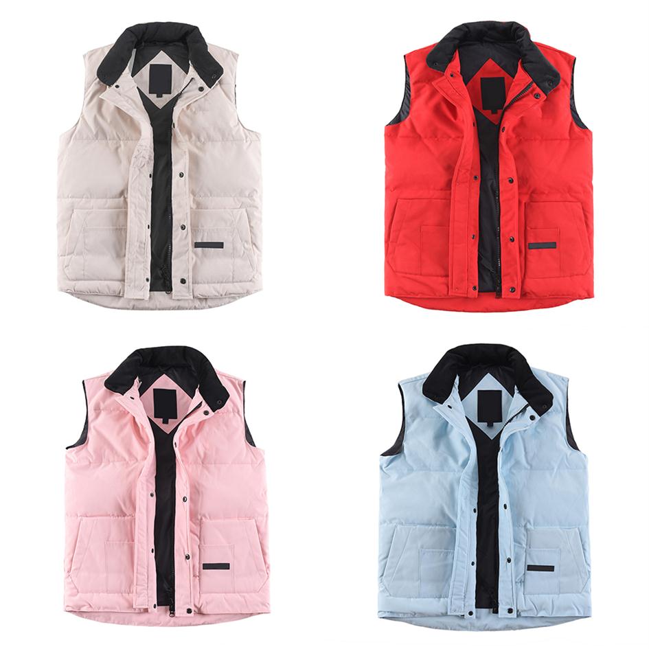 Down jacket canada winter Vests goose Parkas men mens Coat downs Outerwear gilet body warmer women Canadian label jackets3118