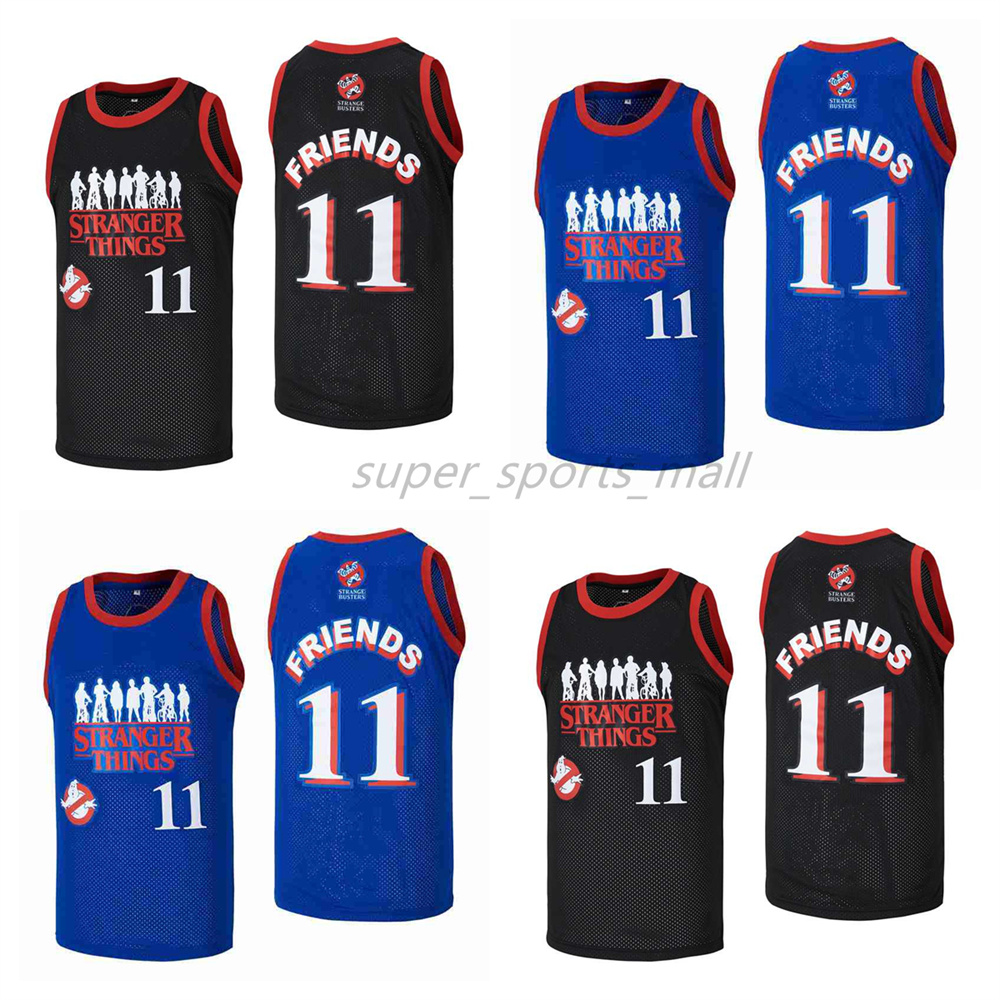 

Movie Basketball Jerseys #11 Stranger Things Eleven Jersey Mens Size S-XXL, As picture