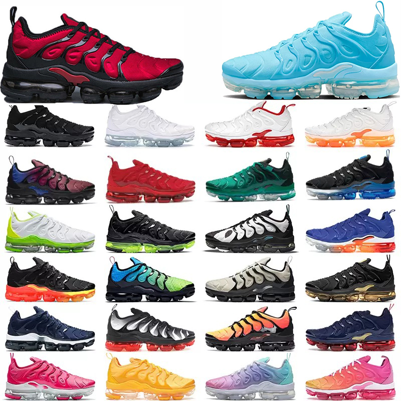 

tn plus running shoes men women Tennis Ball University Blue Triple Black Coquettish Purple Yolk Bubblegum Cherry tns mens trainers outdoor sneakers, Tn (17)36-40