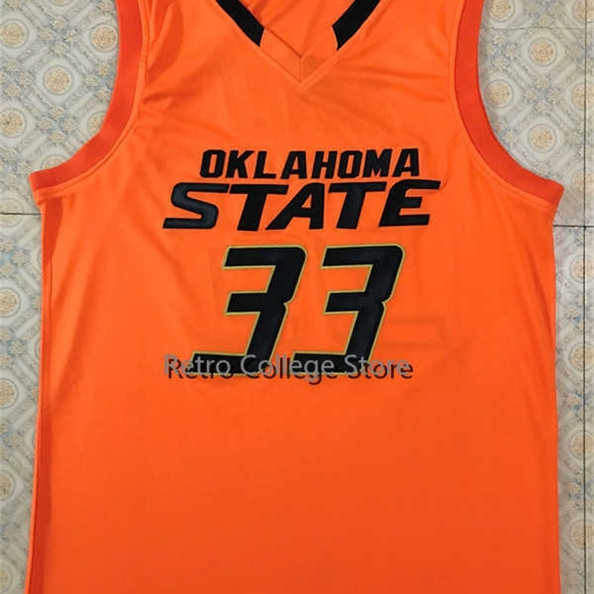 

Xflsp 33 Marcus Smart Oklahoma State college Basketball Jersey Custom any Number and name Jerseys, Orange