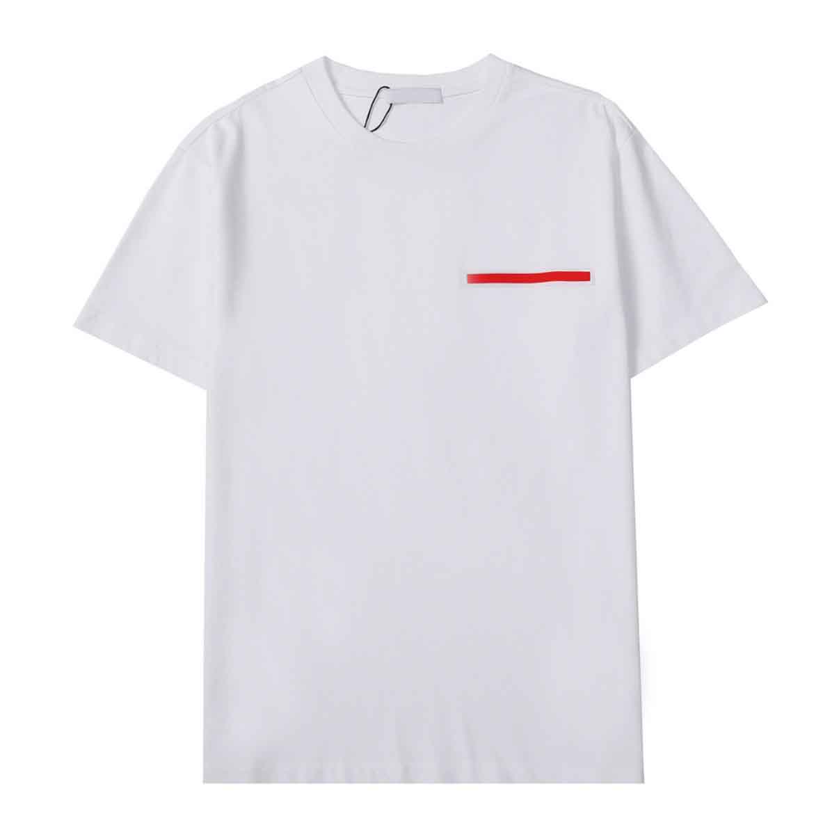 

Men's T-Shirts Round neck embroidered and printed polar style summer wear with street pure cotton 2w2
