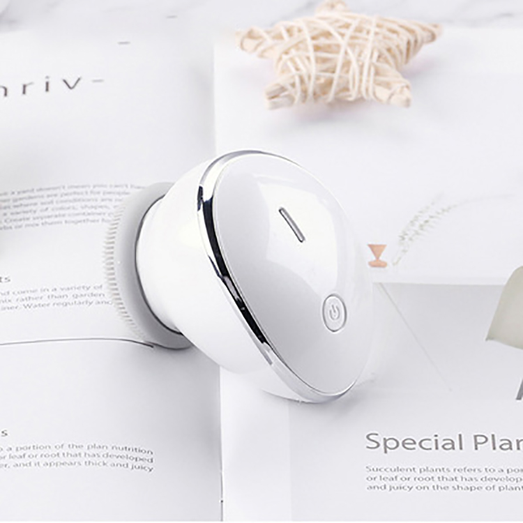 

Heating face smooth massage machine vibration silicone pore exfoliating brush portable home use multifunction facial cleansing care machine