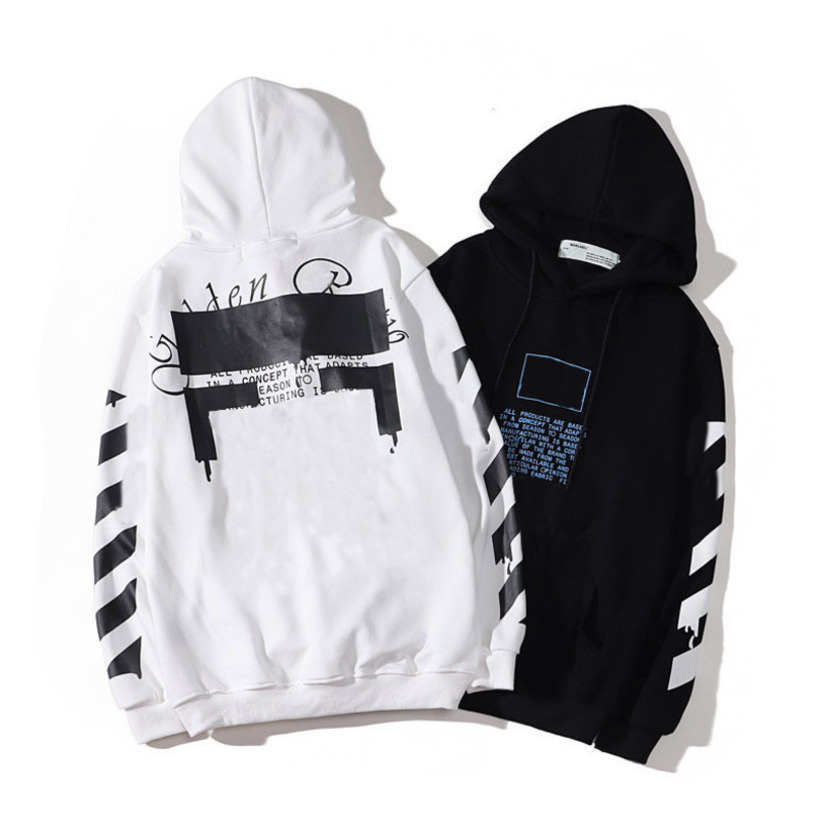 

Fashion Mens Offs Hoodies Loose Classic High Quality Sweatshirts Zipper Hoodie Cotton Pullover Long Sleeved Back Oil Paint Arrow x Men Women Tops Hooded Jacket Nd18, Picture contact customer service