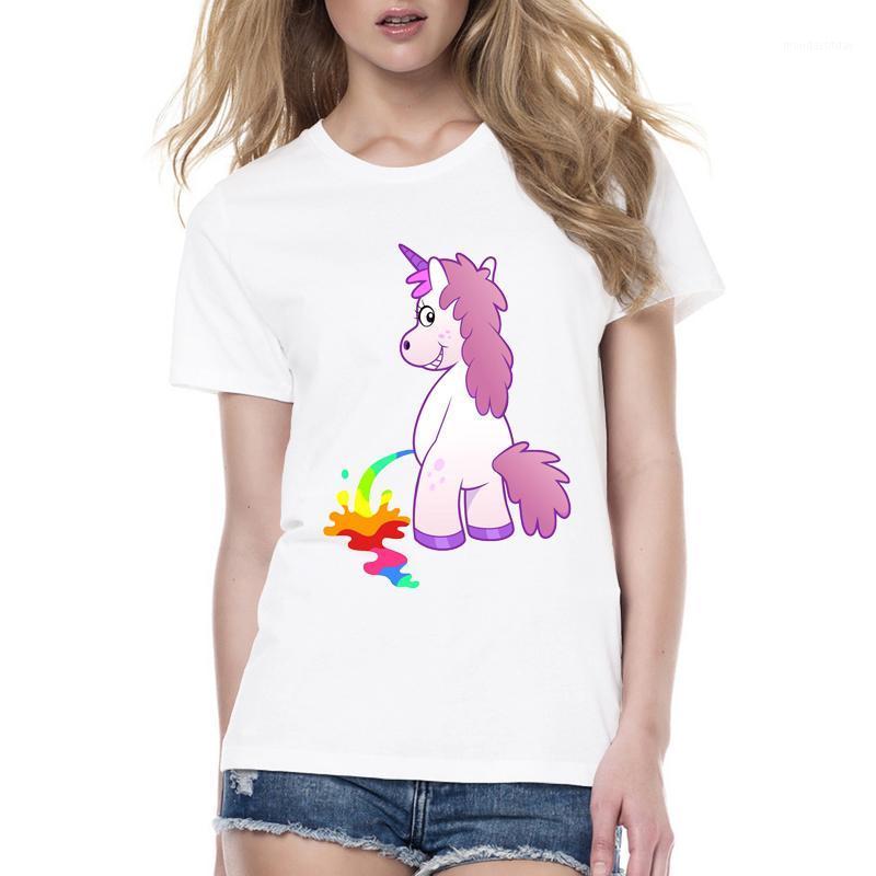 

Women' T-Shirt Est Funny Rainbows Animal Summer Harajuku Cartoon T Shirt Womens Novelty Drunk Short Sleeve Tee Tops Clothes, 1486
