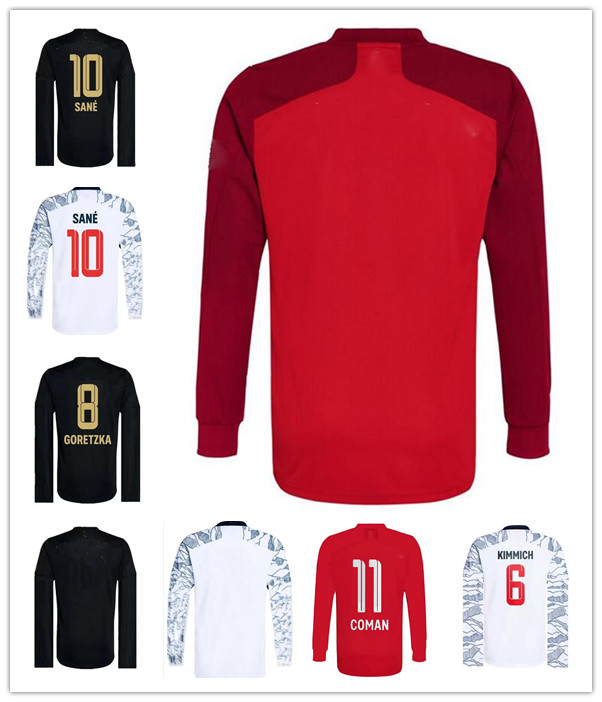 

LONG fans Player soccer jersey 21 22 LEWANDOWSKI SANE KIMMICH COMAN MULLER DAVIES bayern munich football shirt Men Kids sets kit 2021 uniform MUSIALA GORETZKA, Lavender