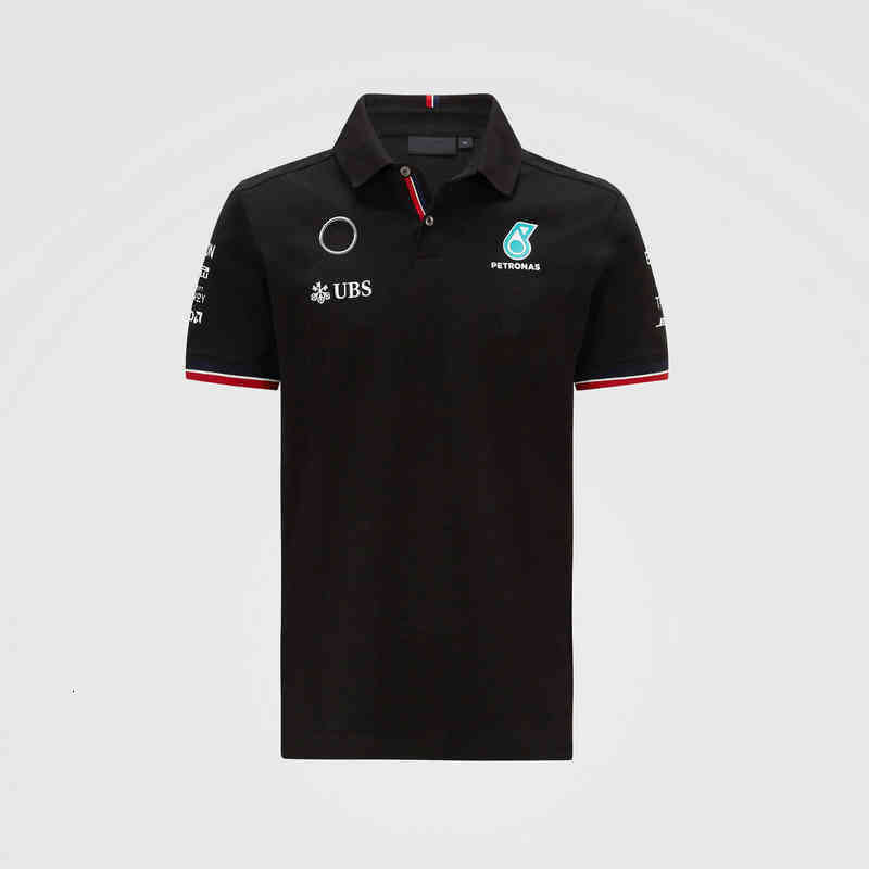 

High-quality F1 Racing 2021 New Mercedes-benz Team Uniform Polo Shirt Men' Quick-drying Lapel Short-sleeved Overalls Polo Shirt