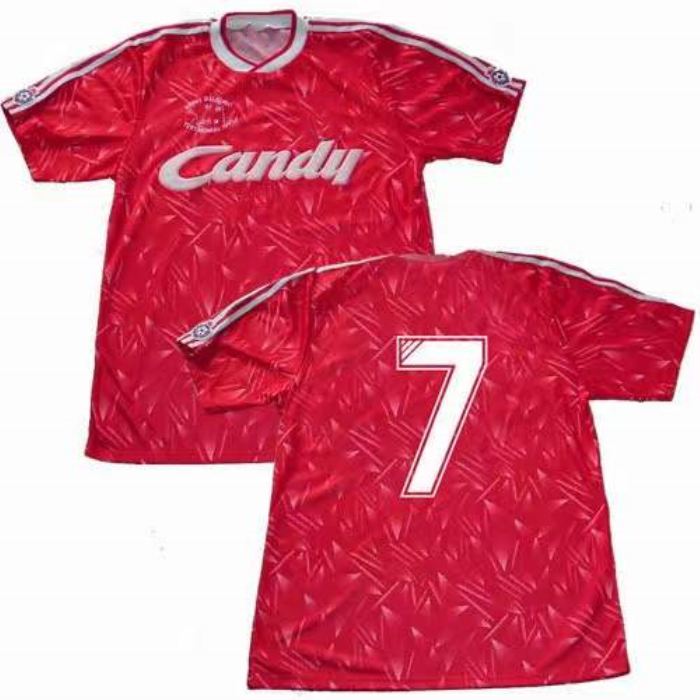 

1990 Retro Soccer Jerseys DENNY DAlGLISH Testimonial Version Vintage Jersey Red Home FA CUP GERRARD MCMANAMAN Football Shirt, 90 testimonal version