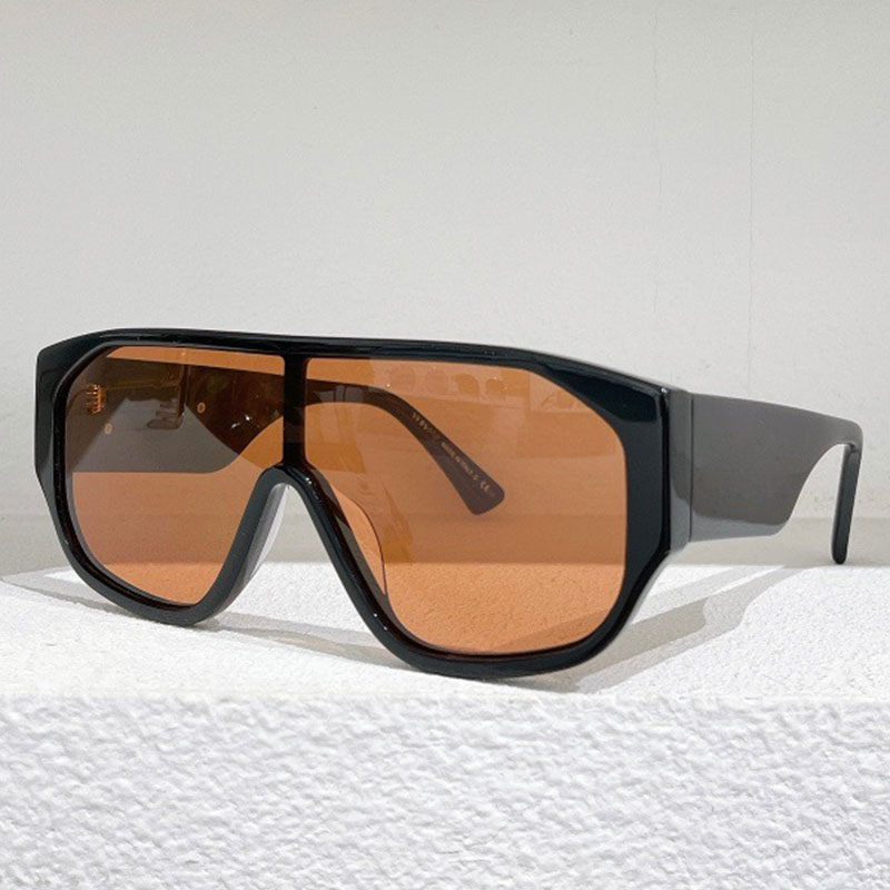 

Mens Designer Sunglasses 4692 New Womens Fashion Luxury Brand Black Frame Orange Lenses High Quality Beach Vacation Windshield UV400 With Box