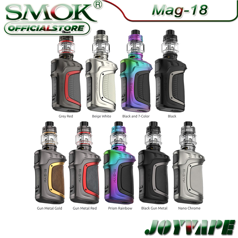 

SMOK MAG-18 Kit 230W TFV18 Tank 7.5ml Powered By Dual 18650 Batteries Compatible with TFV18 & TFV16 Coil MAG 18 DL Vaping E-cigarette-Kit, Message for multi