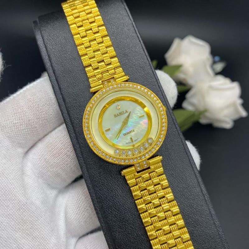 

Wristwatches Women's Watch 24K Gold Shell Surface Quicksand Diamond Sand Does Not Fade Bracelet Luxury GiftWristwatches