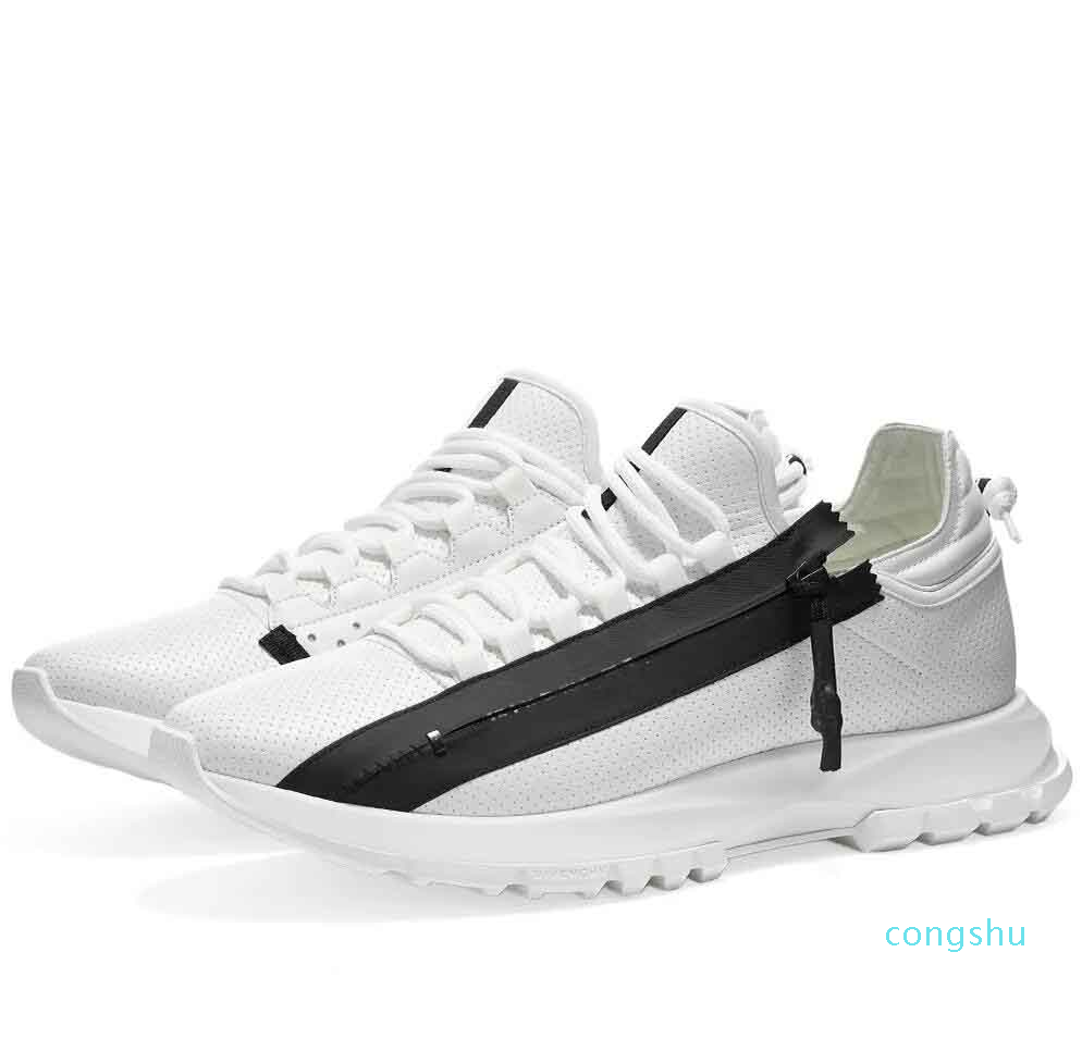 

Famous Design Spectre Zip Low Sneaker Shoes Calfskin Leather Running-inspired Shape Chunky Sole Zip Excellent Sports Discount Footwear3