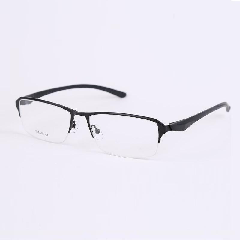 

Fashion Sunglasses Frames Men's Eyeglasses Optical Eye Glasses Frame For Men Myopia Prescription Half Metal Spectacles EyewearFashion