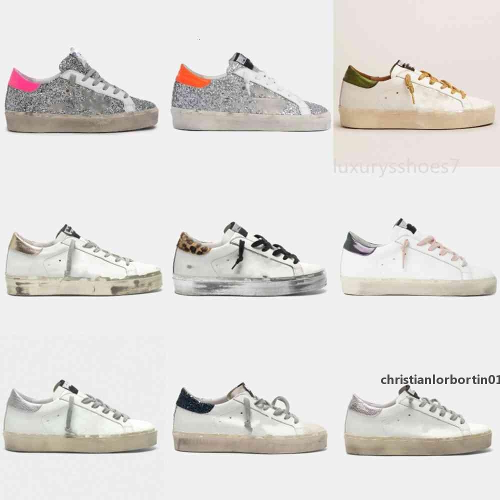 

2022#Golden#Goose#Sneakers Boot Women Man Super Hi Star Designer Dirty Shoe lsmw, Star15 grey star