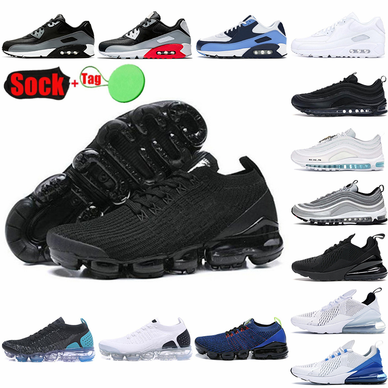 

Running Shoes For Men Women Cushion Sports Sneakers Platform Triple Black White Oreo Gym Red TN Knit 2.0 Fly 3 Runner Jogging Walking Trainers, 45