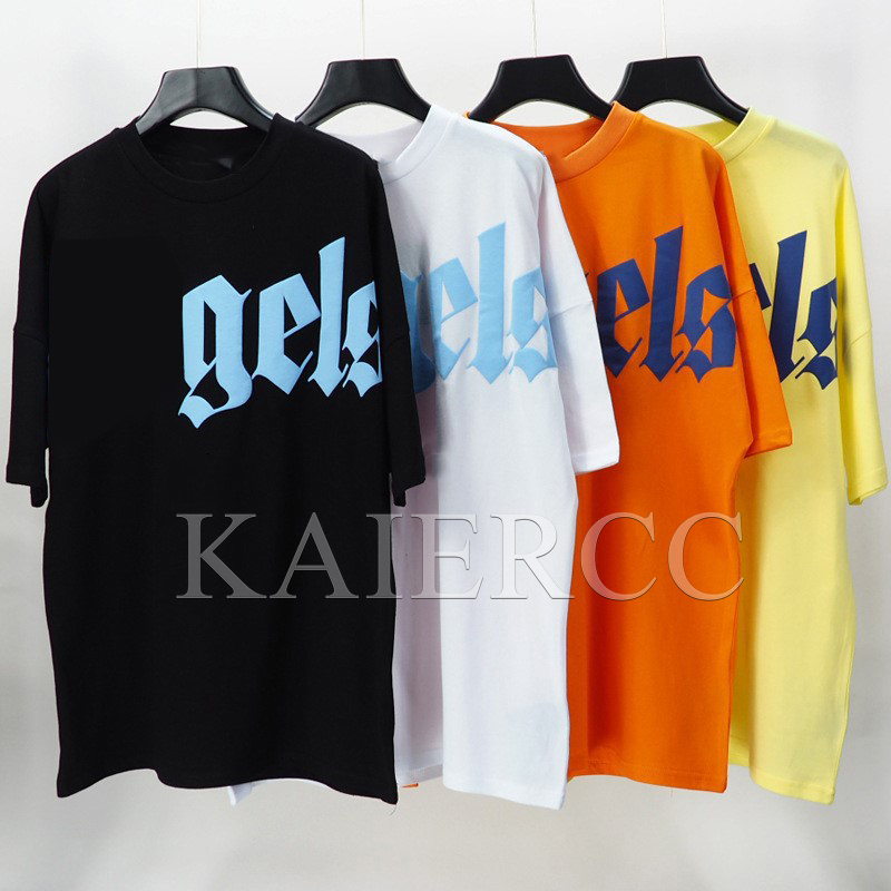 

21ss Designer Tide T Shirts Chest foam letter Laminated Print Short Sleeve High Street Loose Oversize Casual T-shirt 100% Pure Cotton Tops for Men and Women size s-xl, Big order please contact