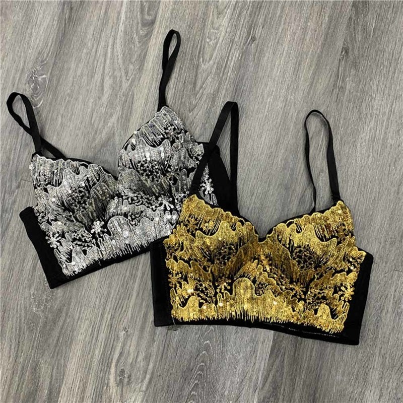 

Shiny Tank Top with Rhinestones Women Colorful Cropped Bustier Festival Clothing Femme Y2k E Girl Gothic Corset Summer Crop Tops 0613, Silver