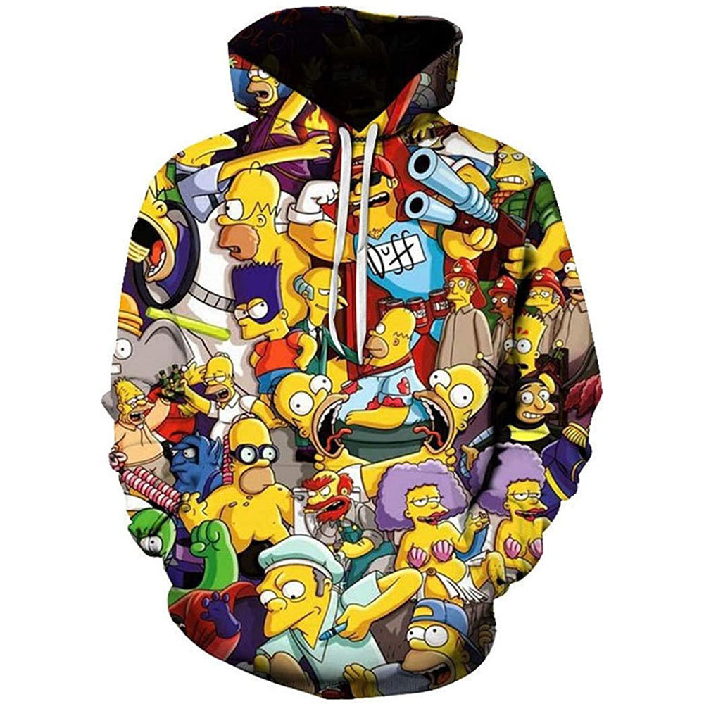 

PLstar Cosmos Drop Fashion Men hoodies Cartoon Totally 90' 3D Print Unisex Hoodie streetwear Casual Hooded Sweatshirt, Color as the picture