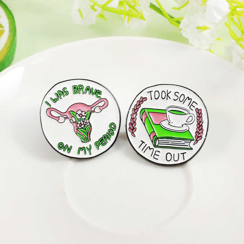 

Fashion creative flower womb touch family time out trend alloy Brooch combination