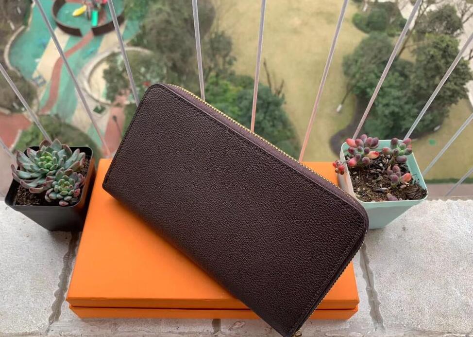 

designer women ZIPPY WALLET VERTICAL the most stylish way to carry around money, cards and coins famous luxury men pu Wallets card holder gtr, Brown/flower