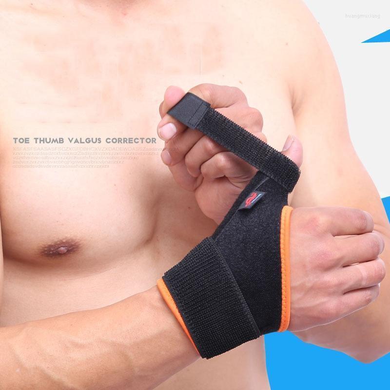

Wrist Support 1pc Thumb Cover Wrap Belt Hand Strap Protector Gym Fitness Sportswear, Orange right