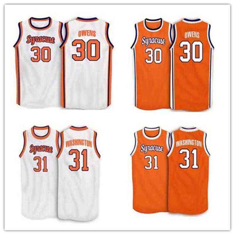 

Cheap #4 Rony Seikaly #1 Hakim Warrick #30 Billy Owens #31 Dwayne Pearl Washington Syracuse Orange 1991 College Jersey, Yellow