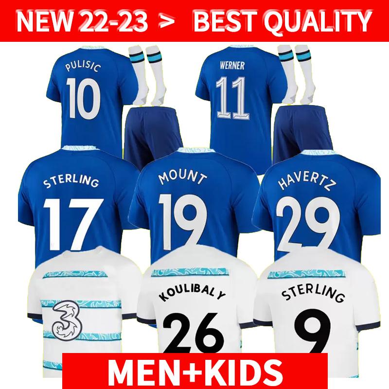 

22 23 CFC STERLING Soccer Jerseys PULISIC MOUNT HAVERTZ ZIYECH CHILWELL 2022 2023 football shirt men kids women WERNER kits HUDSON ODOI KANTE tops uniform set socks, 2223 thidr