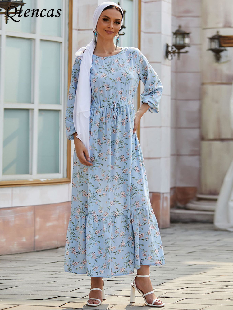 

Eid Abaya Dubai Turkey Muslim Hijab Dress Chiffon Abayas for Women Turkish Dresses Mubarak Islam Clothing Vestidos Musulmanes
