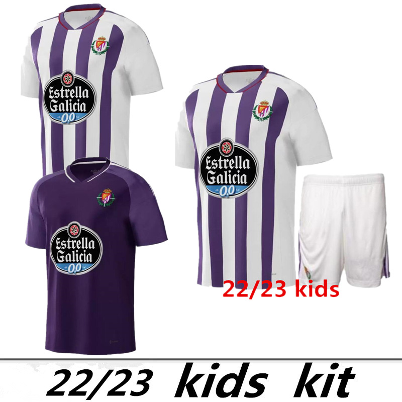 

2022 2023 Real Valladolid soccer jersey HOME THIRDE FEDE S R Alcaraz Sergi Guardiola Oscar Plano camisetas de football men kids FOOTBALL SHIRTS