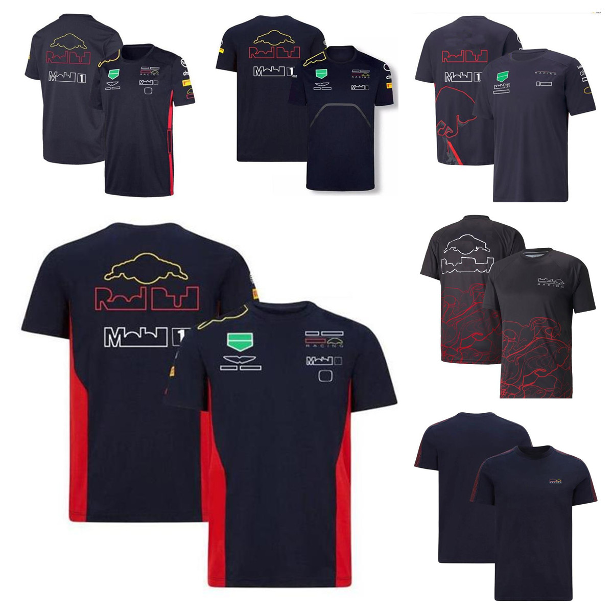 

F1 racing T-shirt summer team short-sleeved jersey same style customization