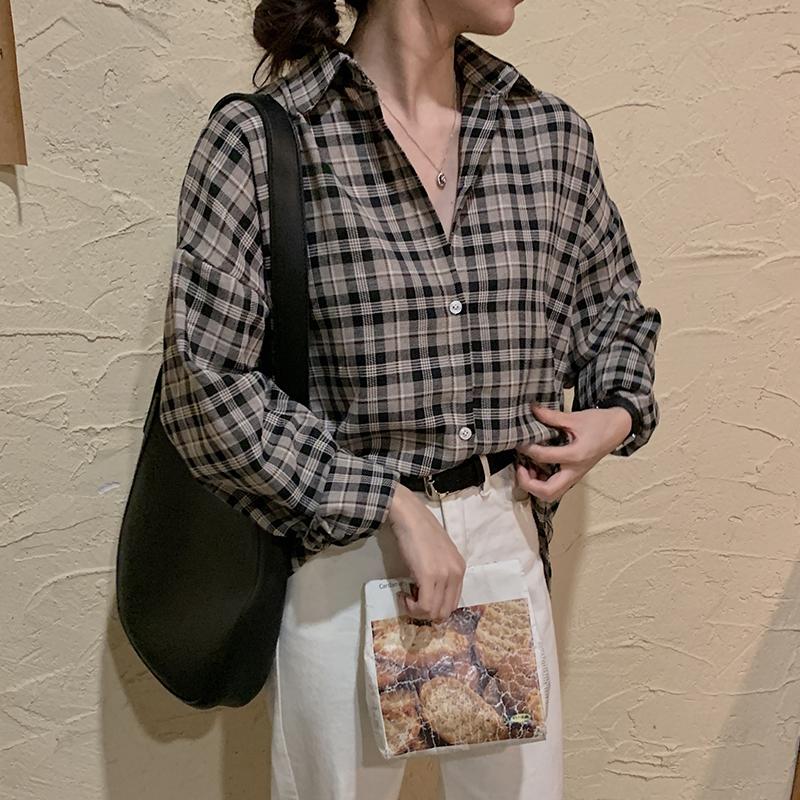 

Women's Blouses & Shirts Fy2800-1 2022 Spring Summer Autumn Women Fashion Casual Ladies Work Blouse Woman Overshirt Female OL Top Shirt, Black