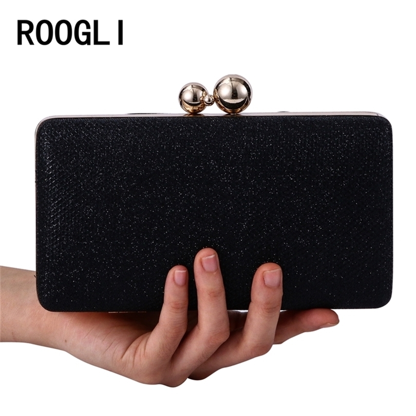 

New Black Clutch Bag Wedding Party Womens Evening Bag Diagonal Crossbody Baghandbags Fashion Serpentine Fabric Shoulder Bag 201124, Hese