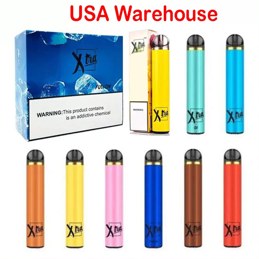 

Hight Quality Xtra Disposbale Vape Pen E Cigarette With 550mAh Battery 5ml Prefilled Pod 1500 Puffs Smoking Kit