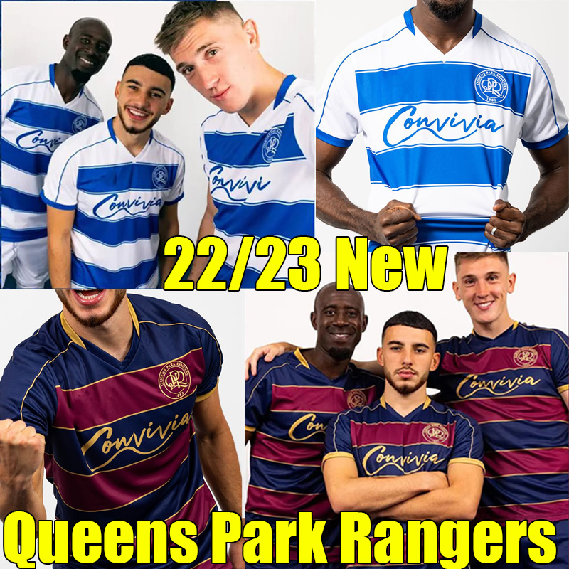 

22/23 Queens Park Rangers Soccer Jerseys Rs Stanley Bowles Rodney Marsh Gerry Francis Terry Venables football shirt QPR Frank McLintock Phil Parkes Les Allen jerseys, Nvwang xunyouzhe 22-23 home