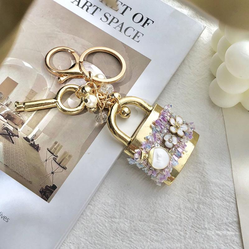 

Keychains European And American Creative Handbag Keychain Pendant Fashion Jewelry Couple Birthday GiftKeychains